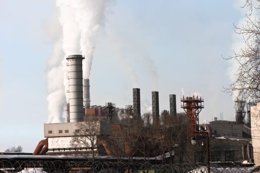 Tubes and sections of the plant for production of ferroalloys