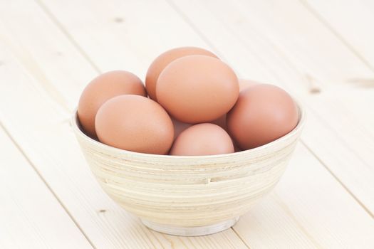 eggs in a bowl