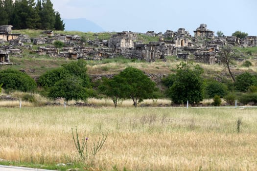 ruins of the ancient city of Hierapolis