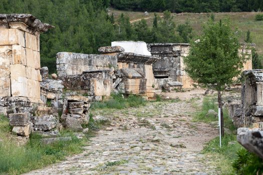 ruins of the ancient city of Hierapolis