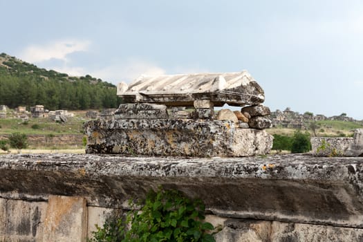ruins of the ancient city of Hierapolis