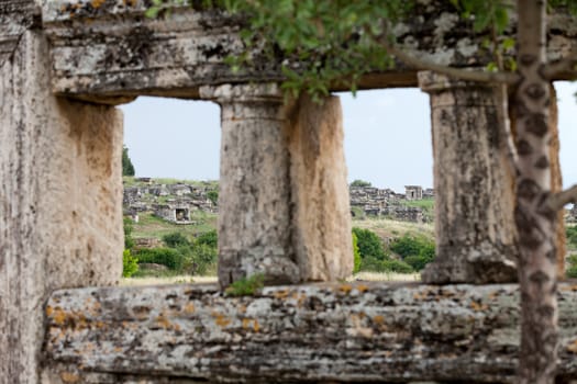 ruins of the ancient city of Hierapolis
