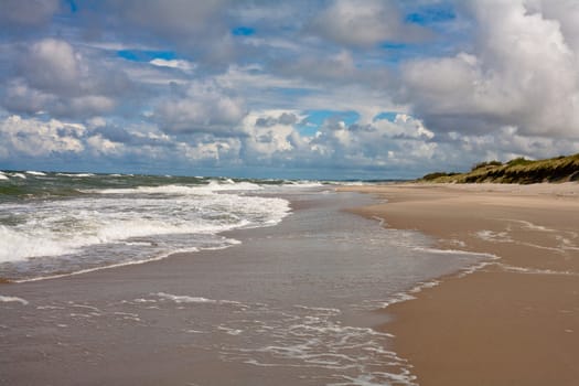 Baltic sea near Curonian Spit
