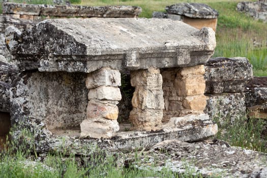 ruins of the ancient city of Hierapolis
