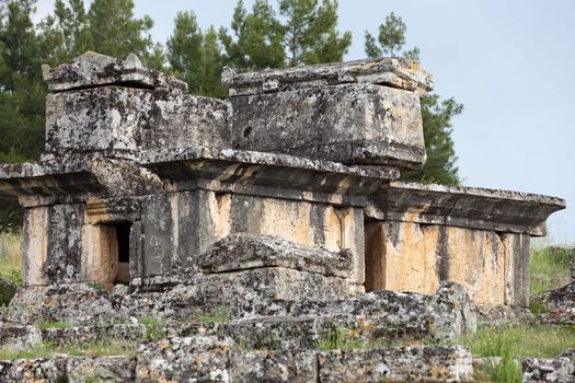 ruins of the ancient city of Hierapolis