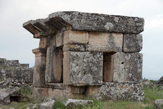 ruins of the ancient city of Hierapolis