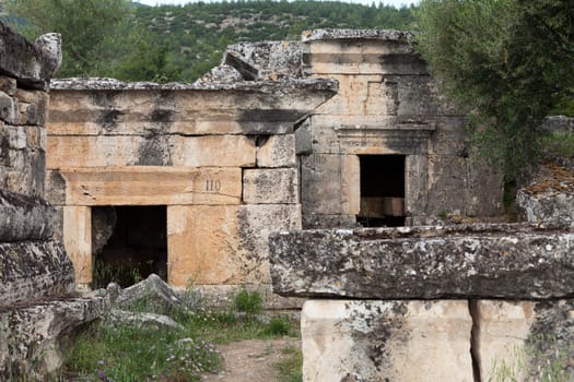 ruins of the ancient city of Hierapolis