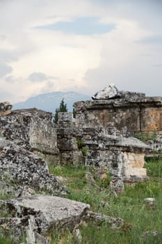 ruins of the ancient city of Hierapolis
