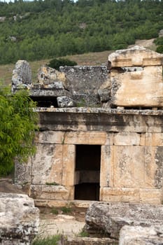 ruins of the ancient city of Hierapolis