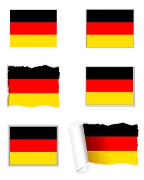 Germany flag set