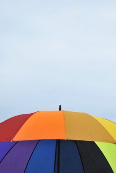 colorful umbrellas tents