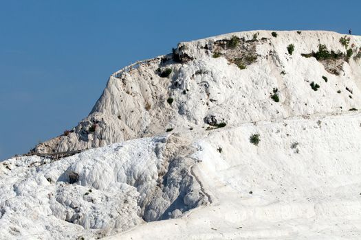 Travertine pools and terraces in Pamukkale Turkey 
