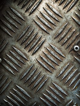 texture of floor steel plate