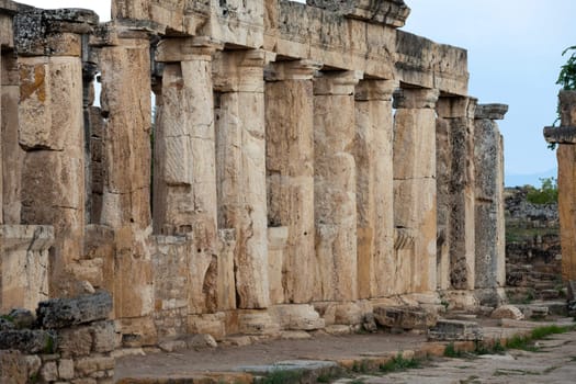 ruins of the ancient city of Hierapolis