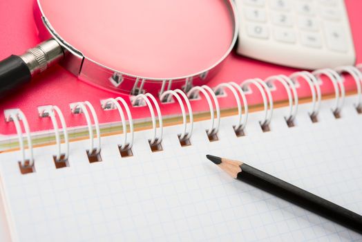 Concept of business on white background .