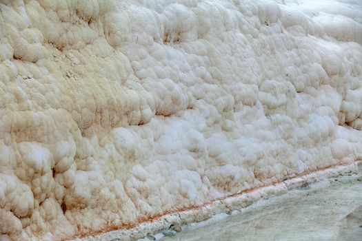 Travertine pools and terraces in Pamukkale Turkey 