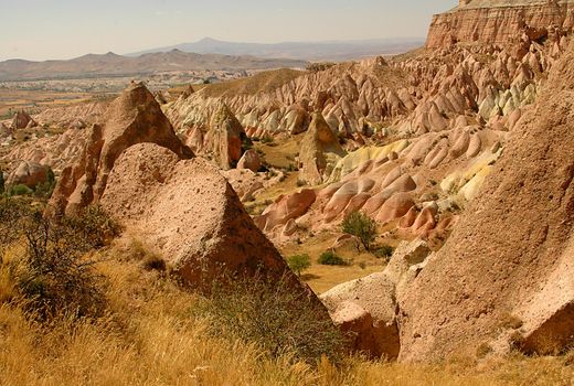 the speciel stone formation of cappadocia turkey