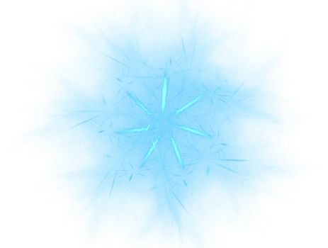 fractal in snowflake-like shape