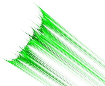 green grunge diagonal background over white