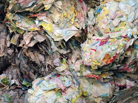Green environmentally friendly industry - recycling paper   