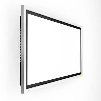 3D render of a plasma screen television