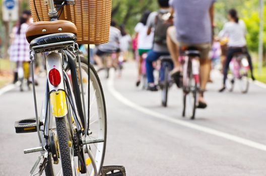 Bicycle in the park