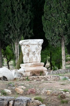 ruins of the ancient city of Hierapolis