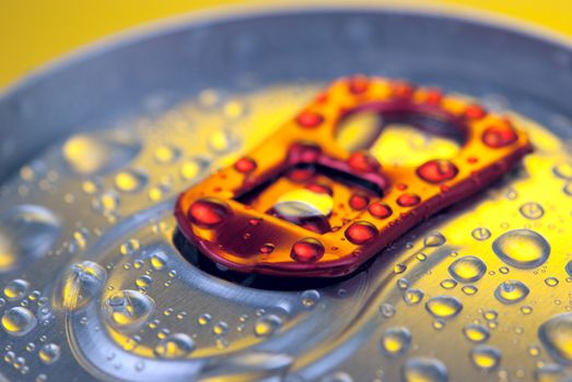 close up of an unopened tin can