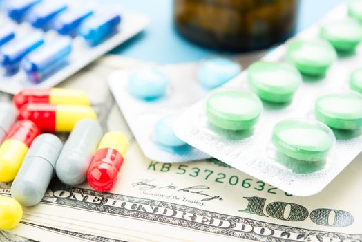 Concept of medicine and money