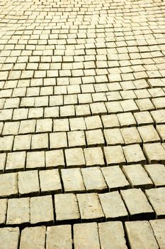 drying clay molds in the manufacturing process of bricks