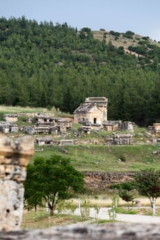 ruins of the ancient city of Hierapolis