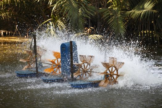 aeration engine used on Cultivation fishery pond 