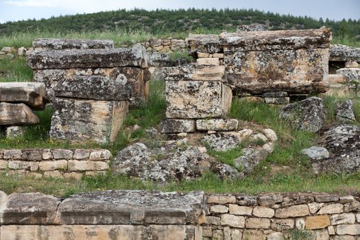 ruins of the ancient city of Hierapolis