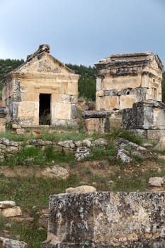ruins of the ancient city of Hierapolis