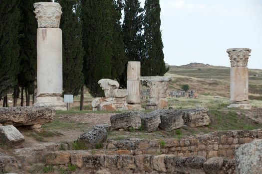 ruins of the ancient city of Hierapolis