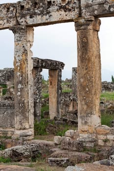 ruins of the ancient city of Hierapolis