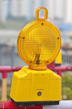 Safety lamp on street