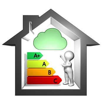 Information labeling index of dangerous substances emissions into indoor air