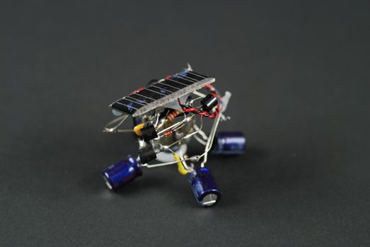 stock pictures of a robot powered by solar energy