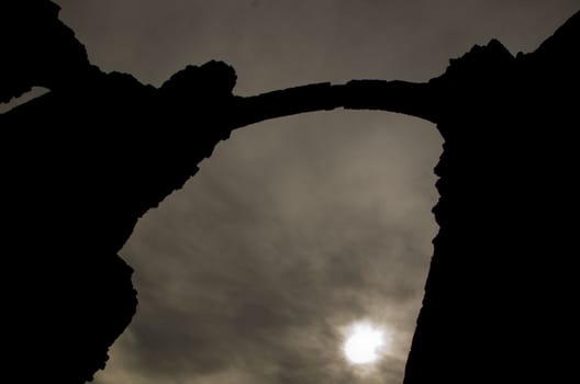 Picture of an old priory arch