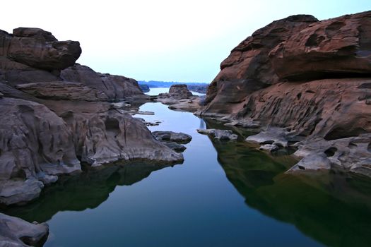 3000 Holes Lake, Grand Canyon of Thailand at Border with Loas