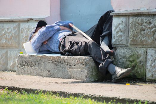 Homeless man