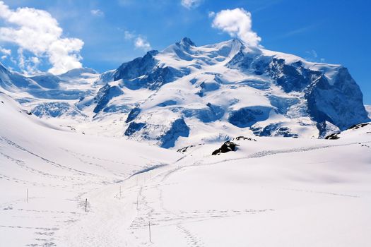 Hiking Way at Matterhorn Switzerland