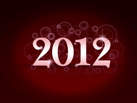 New Years card 2012 with  place for your text