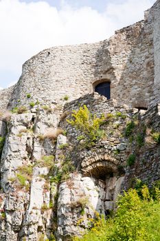 View of the St. Servolo castle in Slovenia