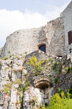 View of the St. Servolo castle in Slovenia