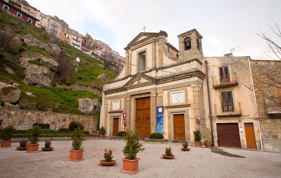 View of Church of St. Sylvester, Troina