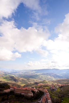 View of the "Oasi di Troina" Institute of hospitalization in Troina, Sicily - Italy