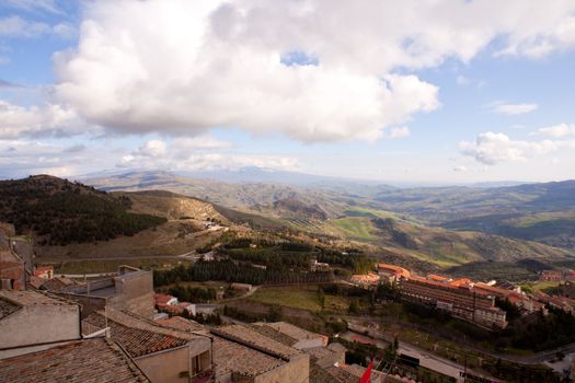 View of the "Oasi di Troina" Institute of hospitalization in Troina, Sicily - Italy