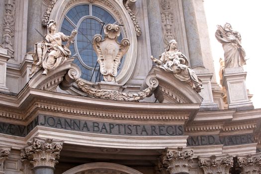 View of Santa Cristina church in Italy